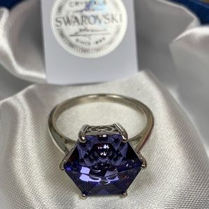 Swarovski Purple Crystal Ring